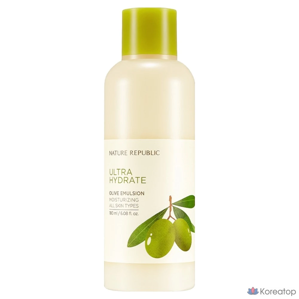 Увлажняющая оливковая эмульсия Nature Republic Really Moist, 180 мл, 1 шт.