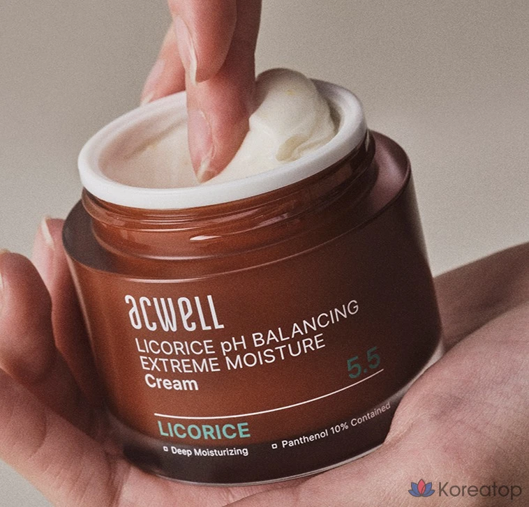 Увлажняющий крем Acwell Licorice Balancing Extreme Moisture Cream, 55 мл, 1 шт.