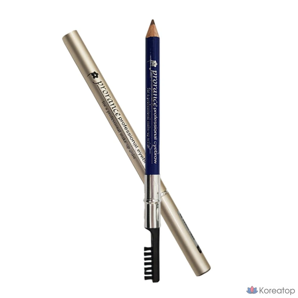 Профессиональный деревянный карандаш для бровей Prorance, 1+1, 11 черных дюймов, 1 шт.