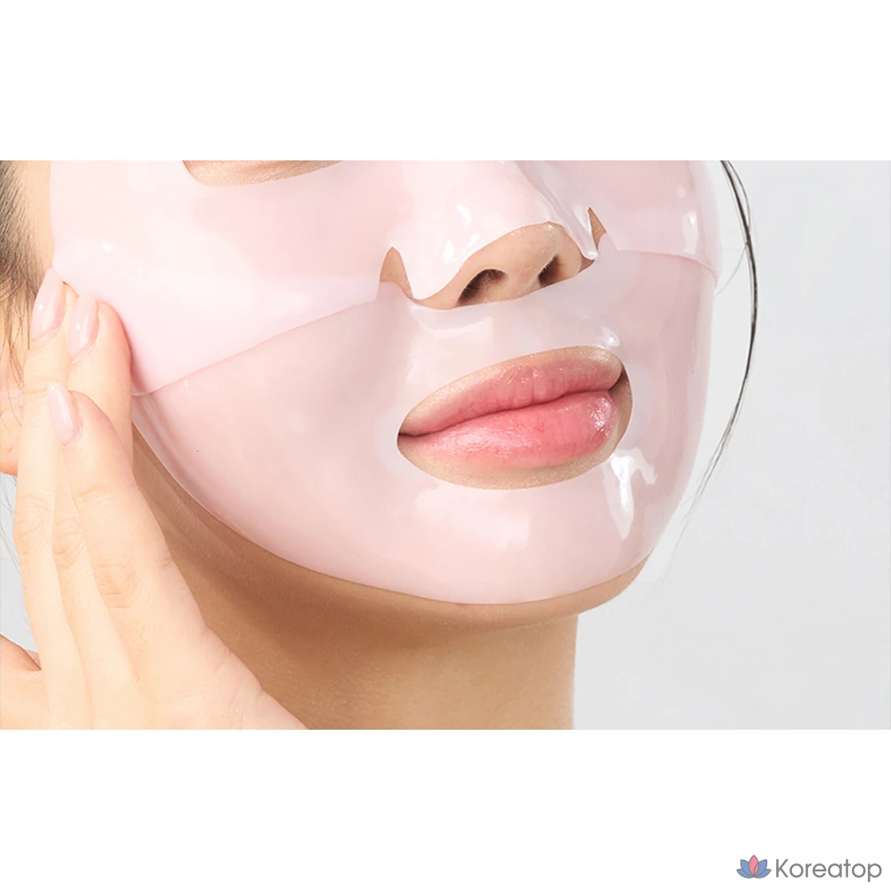 Гелевая маска Round Lab Camellia Deep Collagen Elasticity Gel Mask, 34 г, 4 шт., фото 6