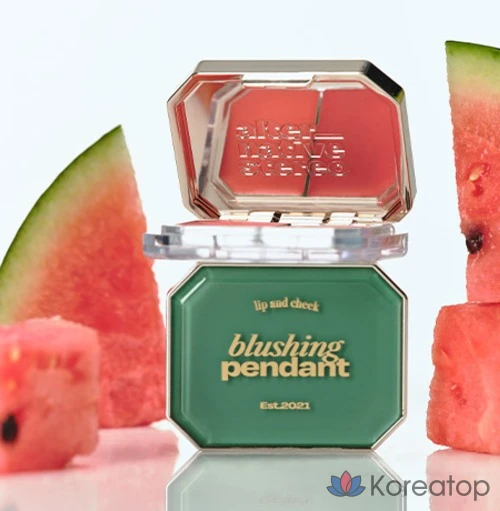 Чехол для подвески ALTERNATIVE STEREO Blushing, 7 фисташковых изумрудов, 1 шт., фото 2