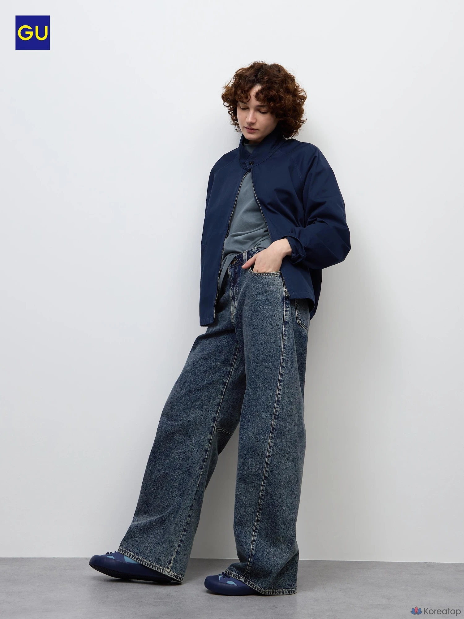 Джинсы Uniqlo 3D Barrel Jeans, длина 80.5 см