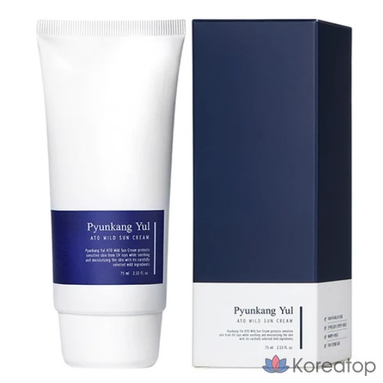 Солнцезащитный крем Pyungang Yul Ato Mild Sunscreen SPF50+ PA++++, 75 мл, 1 шт.
