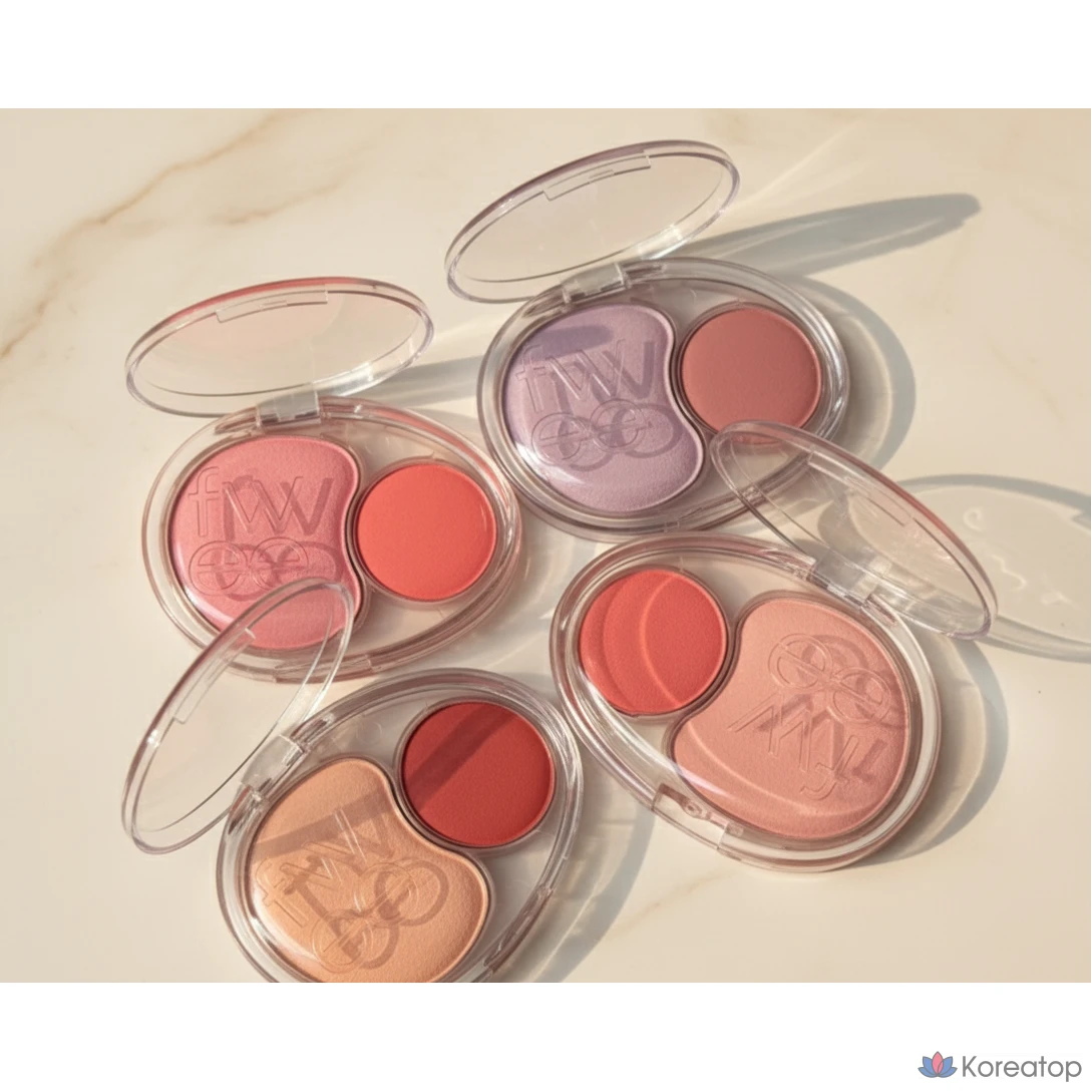Румяна Pu Mellow Dual Blusher, RD02 ANOTHER ME, 1 шт.