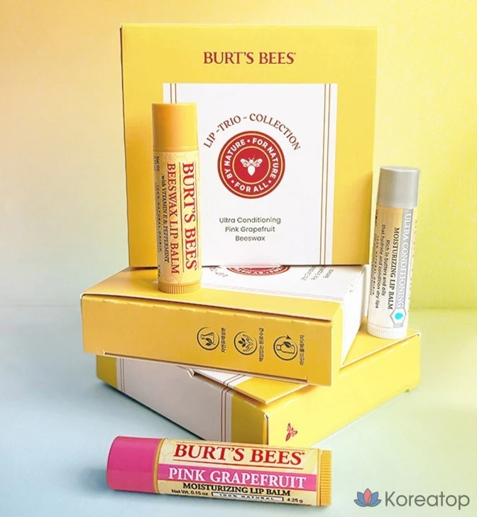 Набор бальзамов для губ Burt's Bees, 3 предмета, 6 предметов, 3 бальзама для губ, фото 6