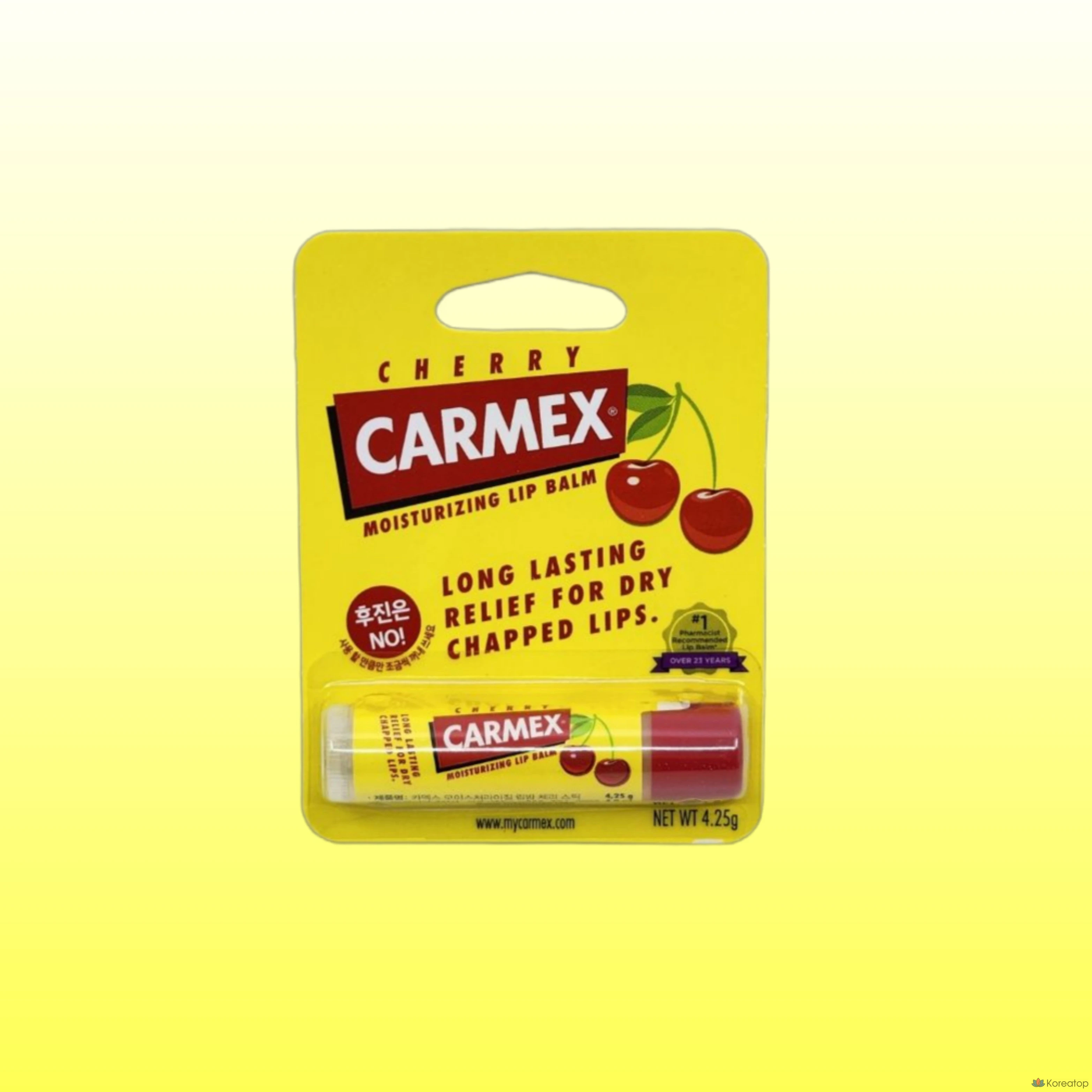 Бальзам для губ Carmex Classic Stick Original, Бальзам для губ Carmex Cherry Stick, 4,25 г, 1 шт.