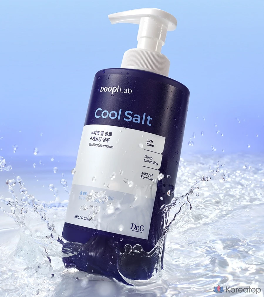 Охлаждающий солевой шампунь Dr.G Scalp Lab Cool Salt Scaling Shampoo, 500 г, 1 шт.