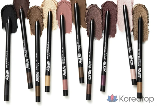 Гелевая подводка для глаз MERZY the First No-Fall, 0,5 г, оттенок G5 Rosy Burgundy, 1 шт., фото 4