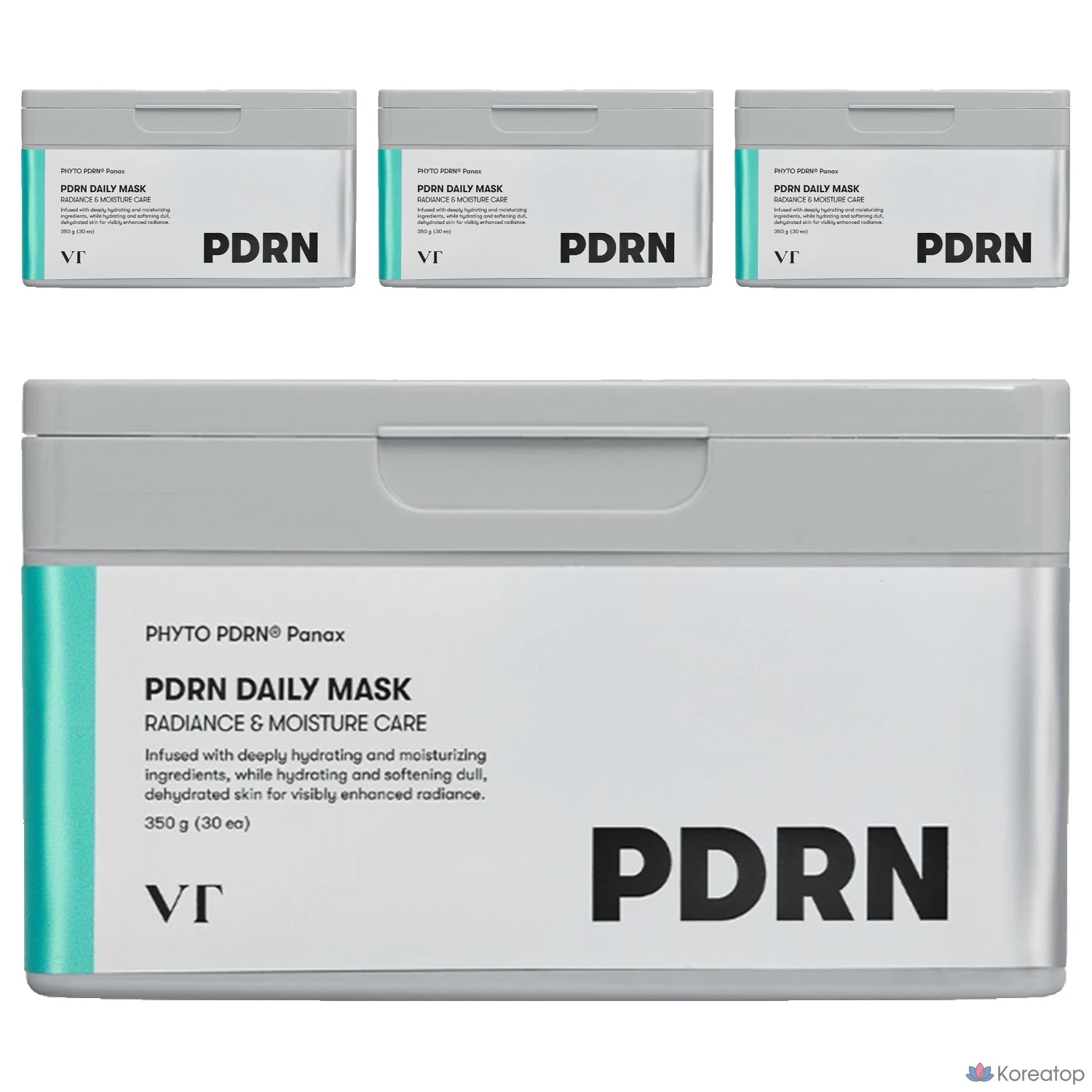 Маска для лица VT Cosmetic PDRN, 30 листов, 4 упаковки