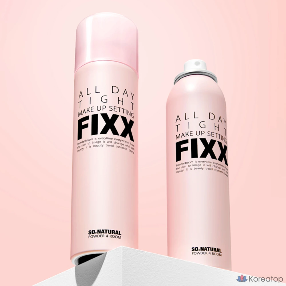 Фиксатор макияжа So Natural Powder Forum All Day Tight Makeup Setting Fixer, 100 мл, 1 шт.