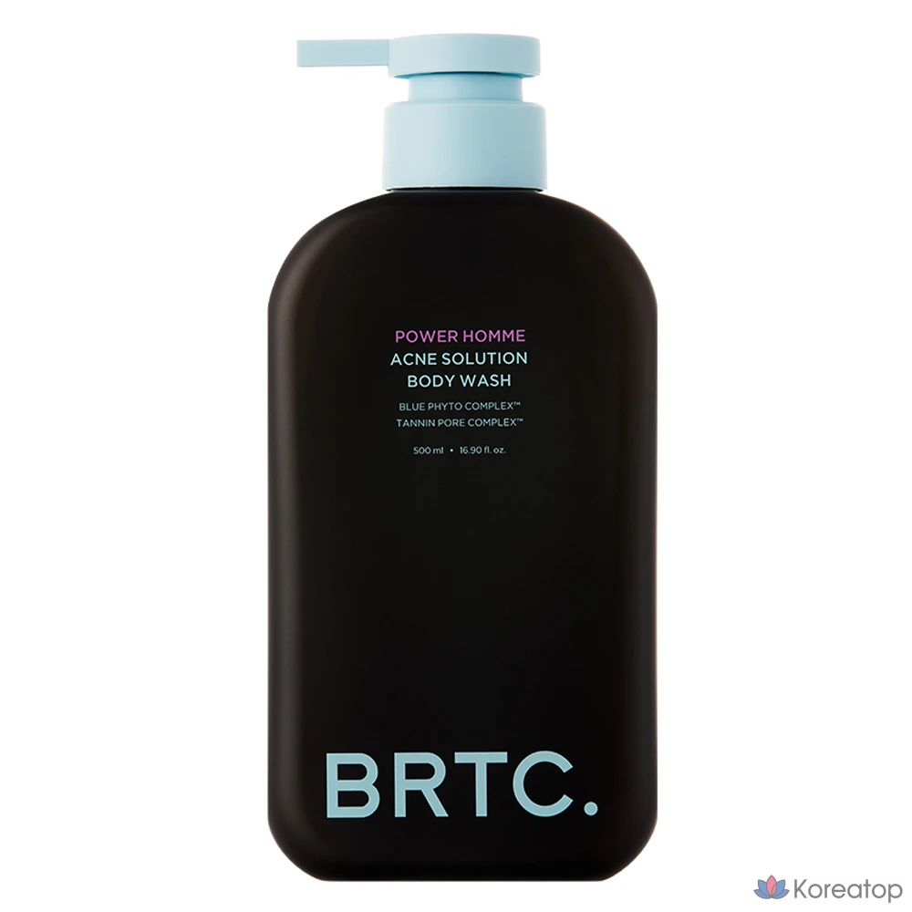 Гель для душа BRTC Power Homme Acne Solution, 500 мл, 1 шт.