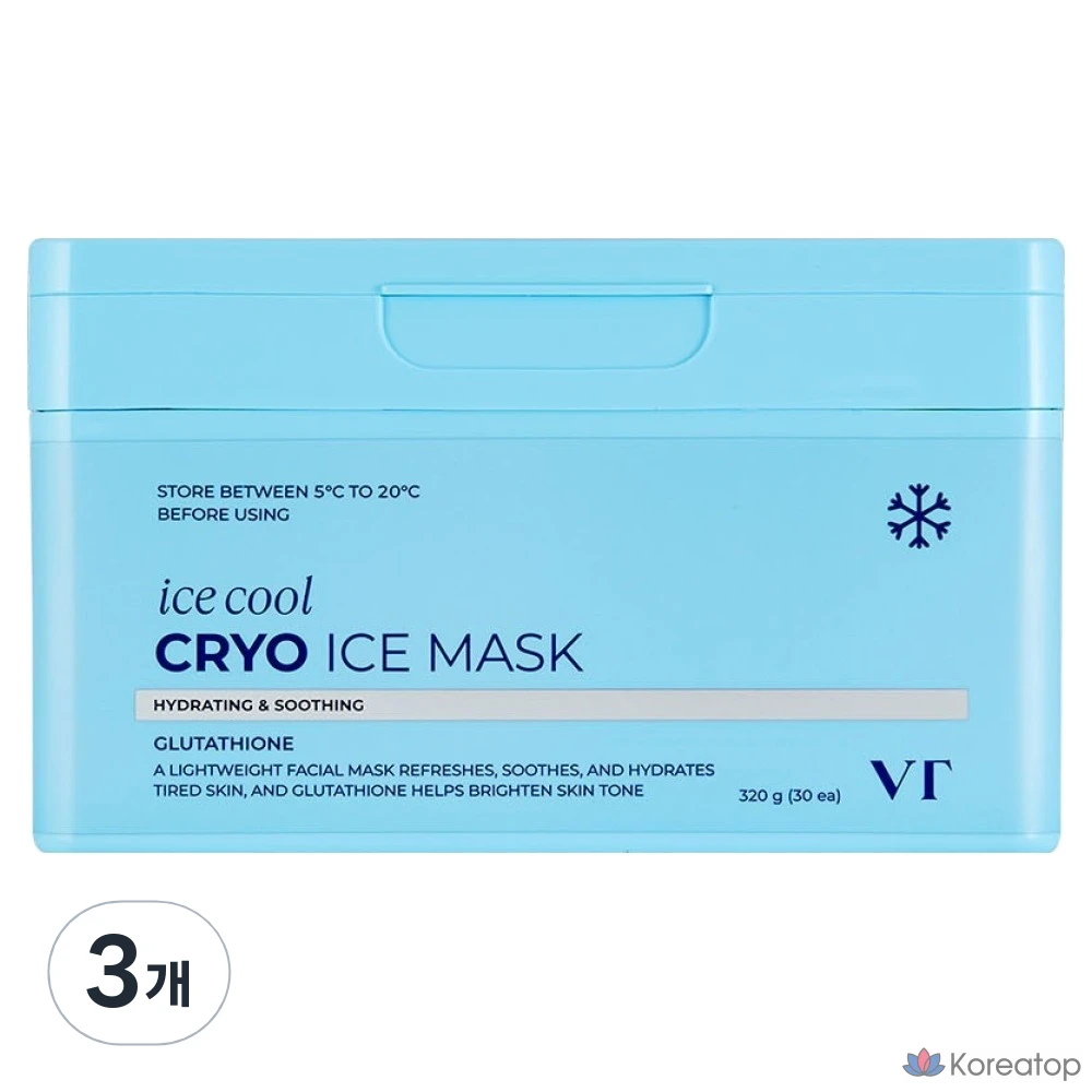 Криомаски VT Cosmetic, 3 упаковки, 30 штук