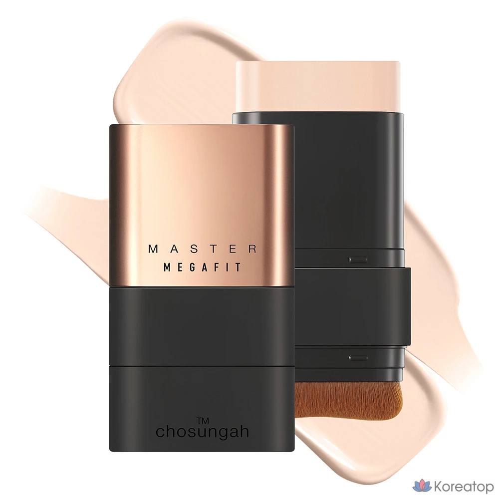 Тональный крем-стик CHOSUNGAH Mega Fit Stick Foundation Master SPF50+ PA++++, 16 г, 1 шт., 00C FAIR
