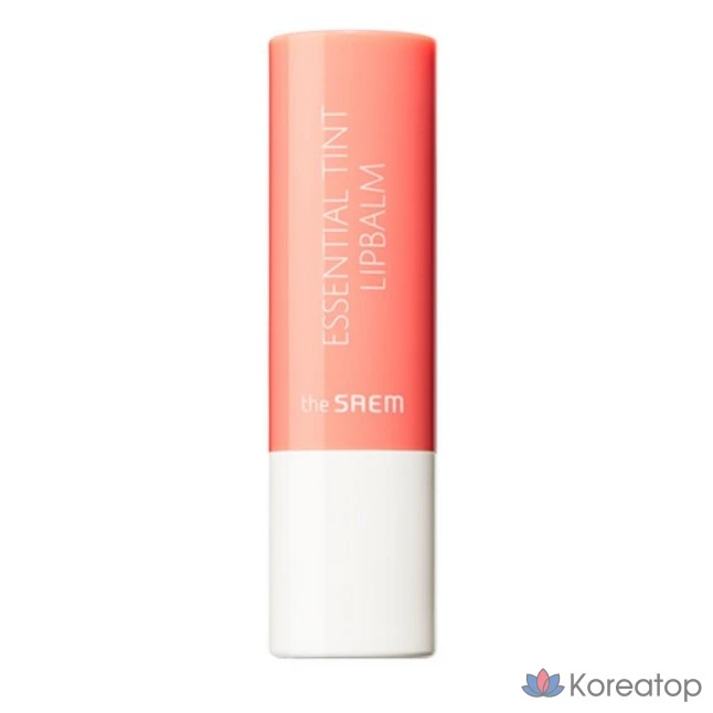 Бальзам для губ The Saem Sammul Essential Tint Lip Balm, CR01 CORAL (коралловый), 4 г, 1 шт.