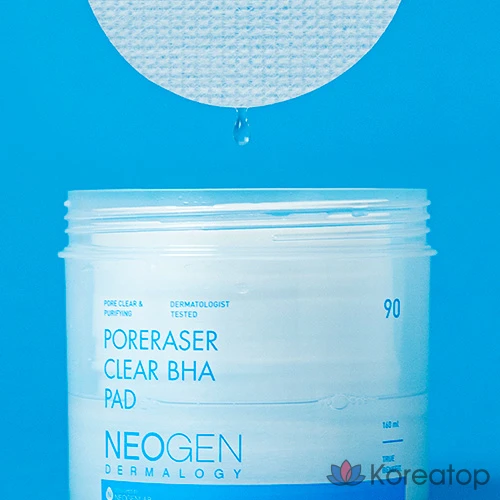 Очищающие подушечки для пор Neogen Dermalogie Pore Laser Clear BHA, 160 мл, 90 листов, 1 шт.