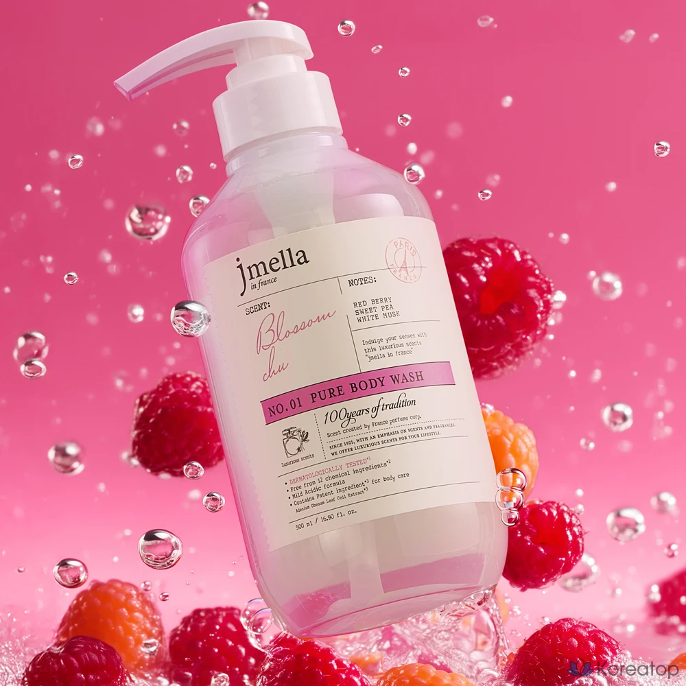 Гель для душа Pure Blossom Chew Body Wash с ароматом цветочных ягод, 500 мл, 1 шт.