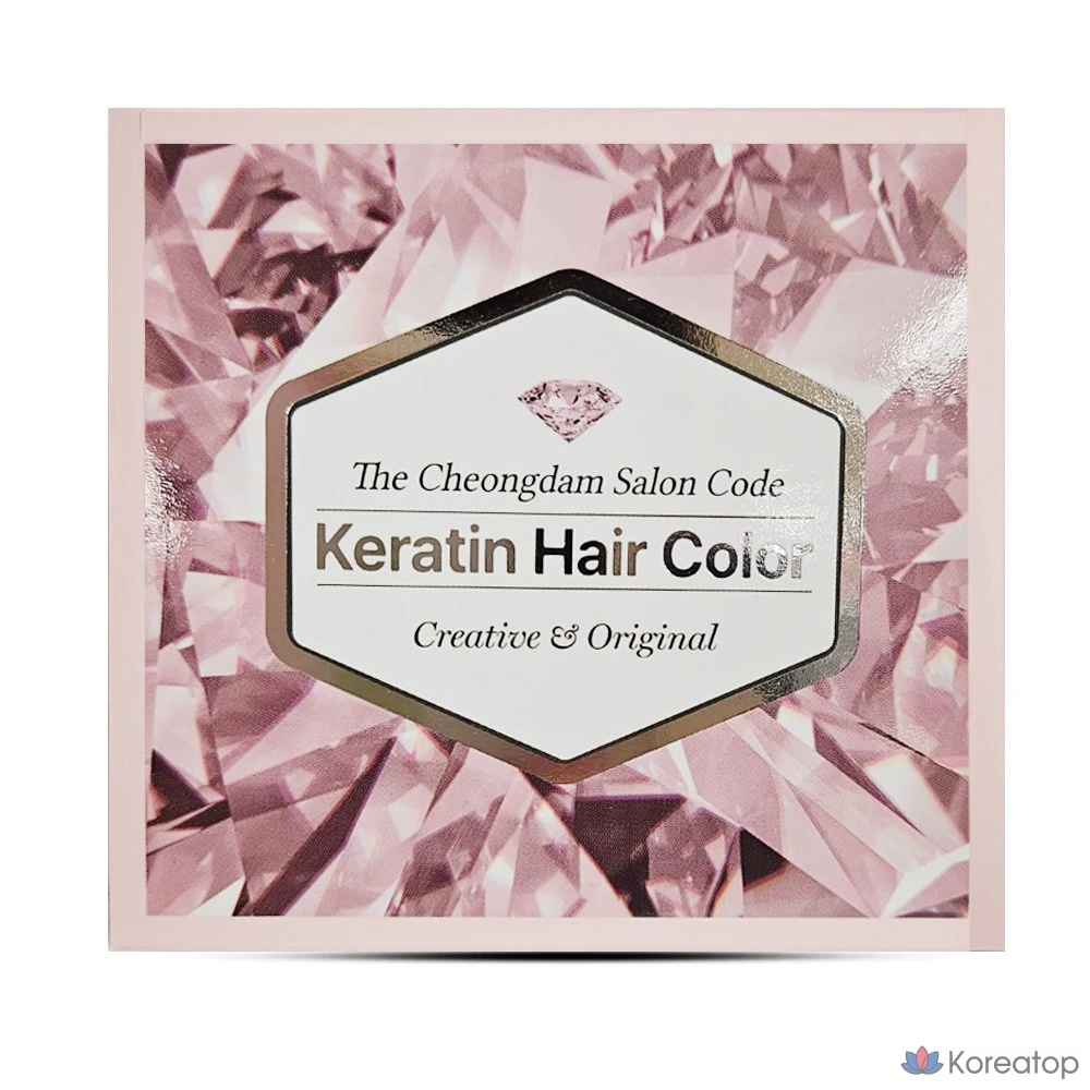Краска для волос Cheongdam Salon Code Keratin Hair Color, цвет винно-коричневый, 1 шт.