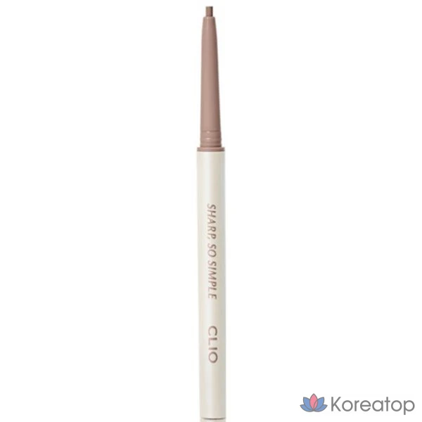 Водостойкий карандаш-лайнер Clio Vanilla Beige Sharp So Simple № 6, 1 шт.