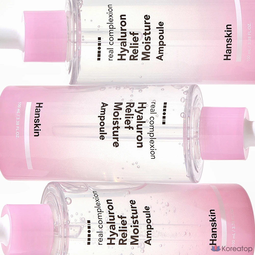 Увлажняющая ампула HANSKIN Real Complexion с гиалуроновой кислотой, 1 шт., 100 мл