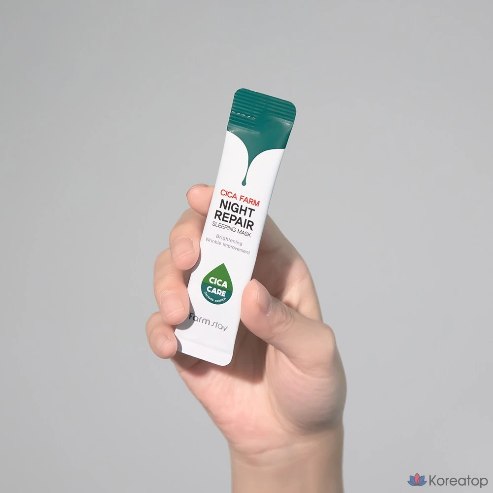 Маска для сна FarmStay Cica Palm Night Repair, 4 шт., фото 6