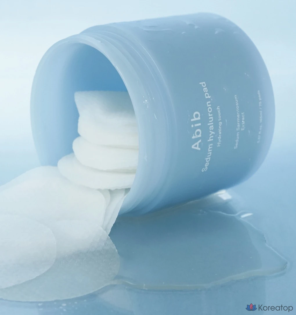 Увлажняющие подушечки Abib с гиалуроновой кислотой, 165 мл, 75 листов, 1 упаковка.