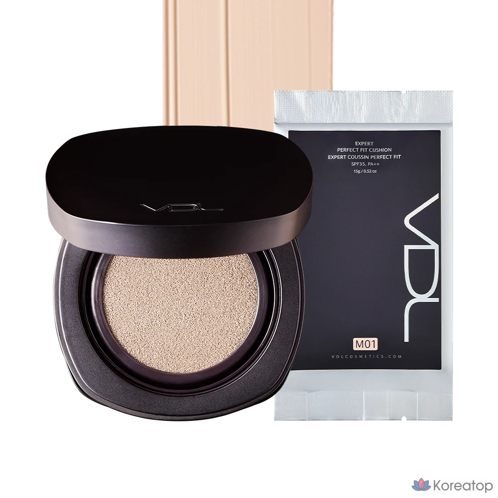 Набор VDL Expert Perfect Fit Cushion 15 г + сменный блок 15 г, MO1, 1 шт.