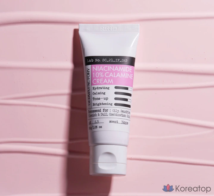 Крем Derma Factory с ниацинамидом 10% и каламином, 30 г, 1 шт.