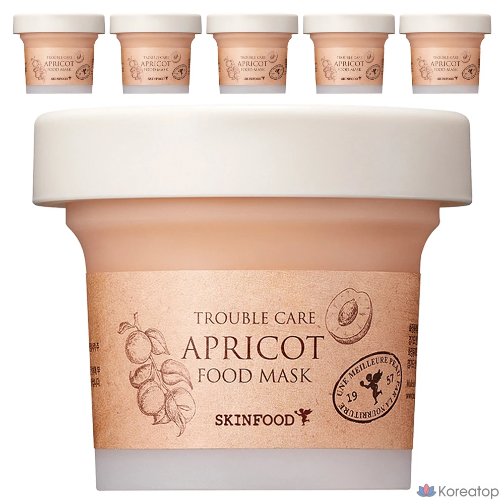 Маска для лица Skinfood с абрикосом, 120 г, 1 упаковка, 6 штук