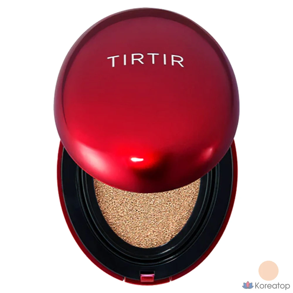 Кушон TIRTIR Mini Mask Fit Red Cushion, оттенок 17C Porcelain, 4.5 г, 1 шт.