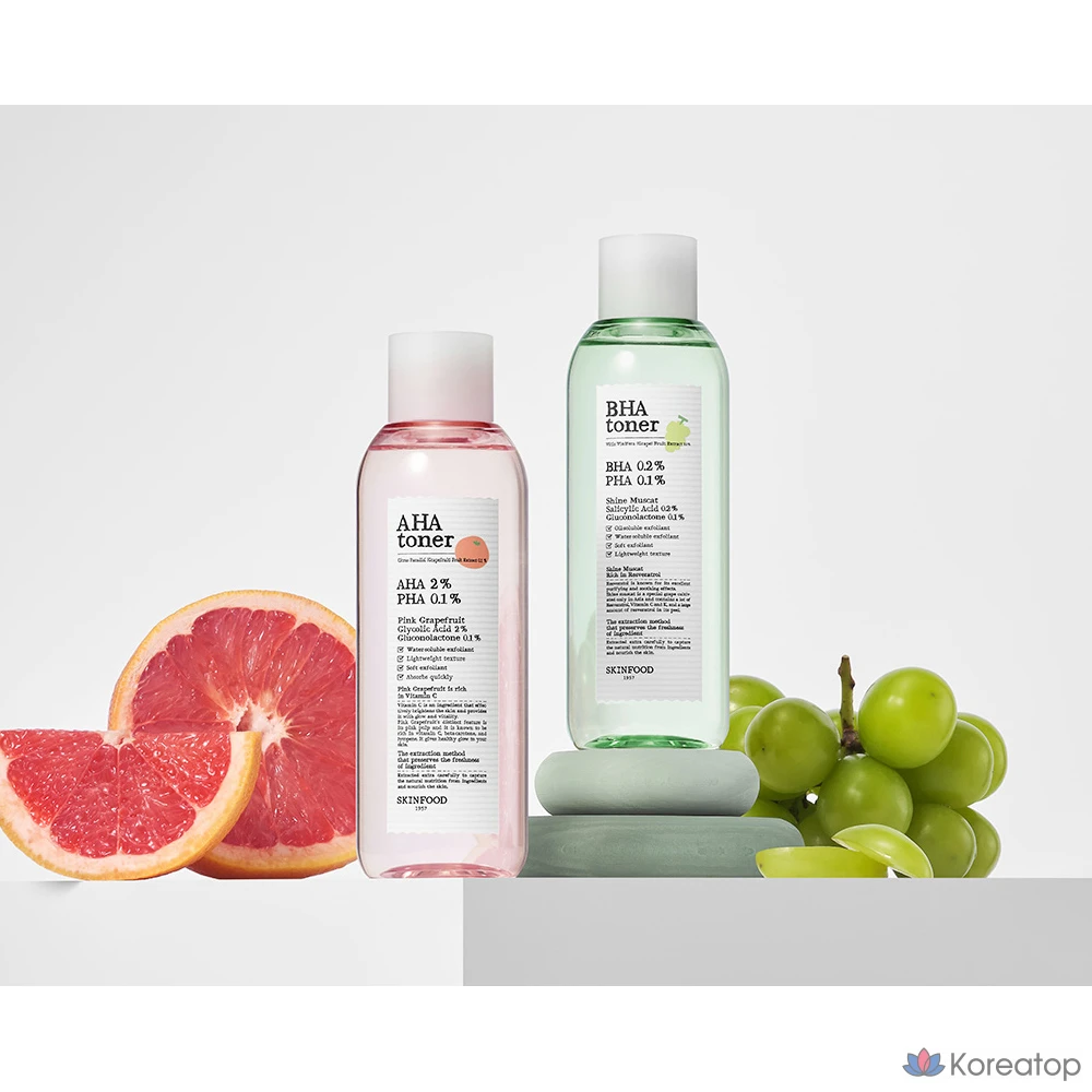 Тоник Skinfood Shine Muscat BHA, 200 мл, 1 шт.