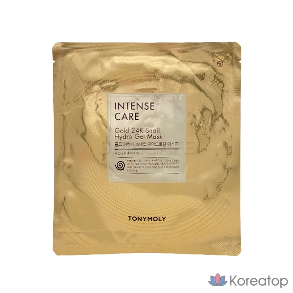 Гелевая маска для лица Tony Moly Gold 24K Snail Gel Mask, 25 г, 1 упаковка