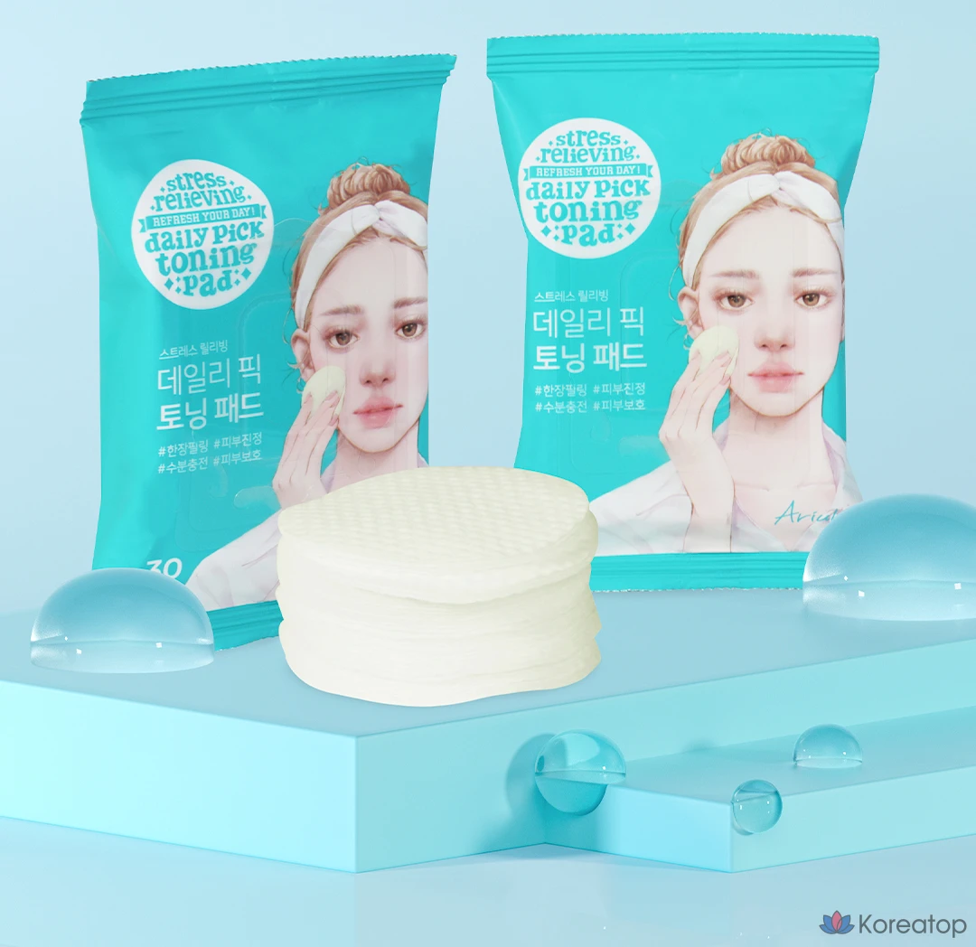 Тонизирующие подушечки Ariel Daily Pick, 57 г, 30 листов, 1 упаковка