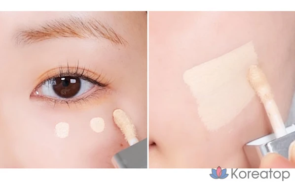 Консилер ABOUT TONE Skin Layer Cover Fit, 5,6 г, 1 шт., цвет слоновой кости, 22 оттенка., фото 6