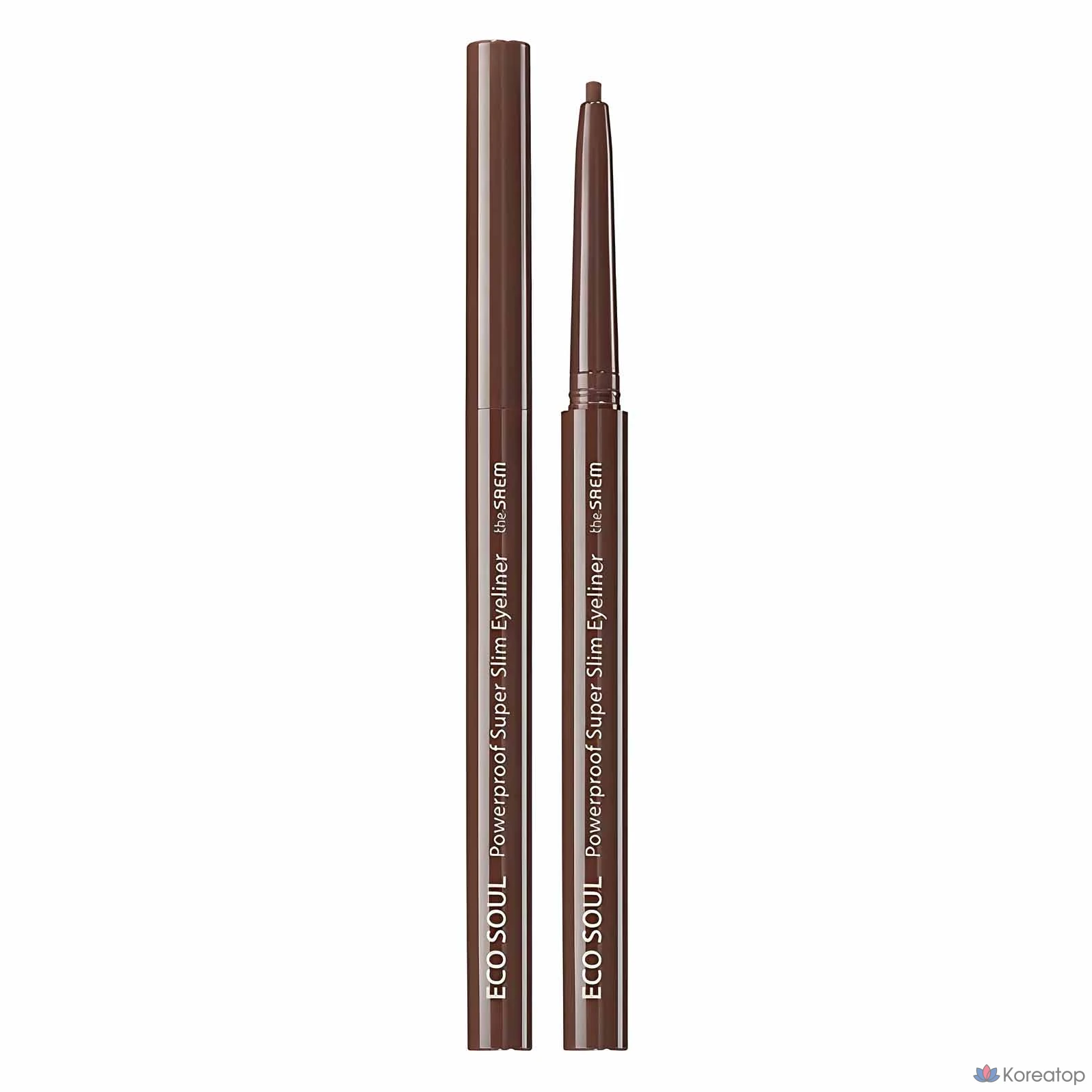 Подводка для глаз The Saem Eco Soul Powerproof Ultra Slim Eyeliner, 0.1g, цвет Thrill Brown, 1 шт.