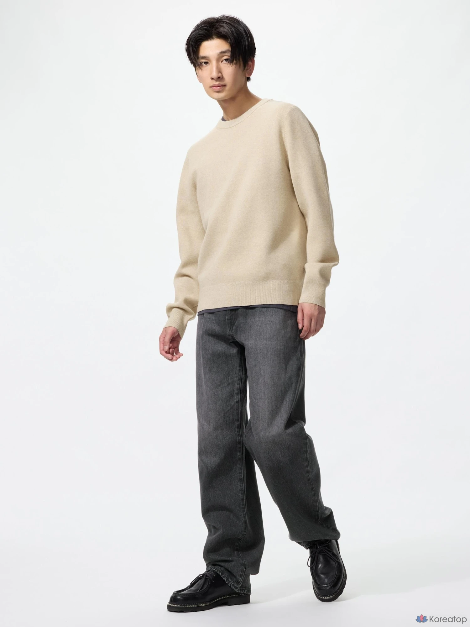 Свитер Uniqlo Washable Milano Rib Crew Neck