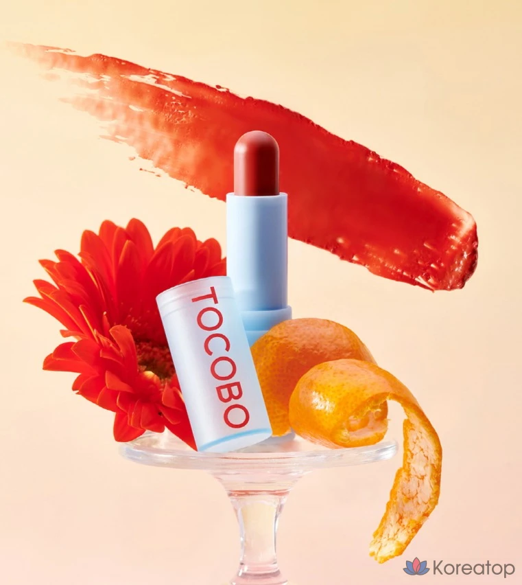 Тонированный бальзам для губ Tokobo Glass, оттенок 013 «Мандариново-красный», 3,5 г, 1 шт., фото 2