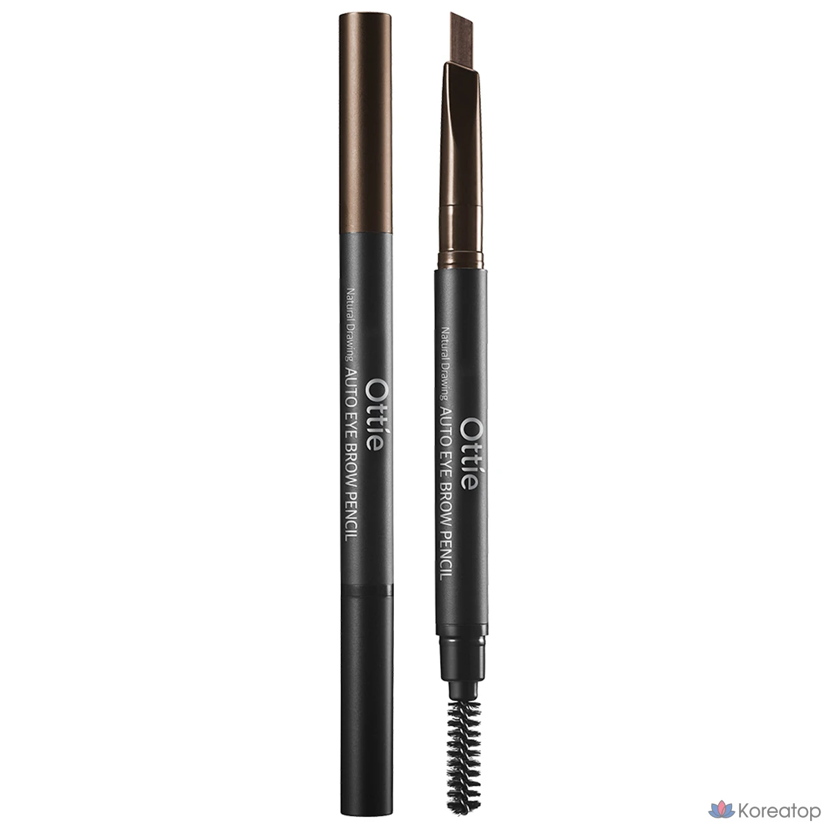 Карандаш для бровей Ottie Natural Drawing, 0,2 г, темно-коричневый, 1 шт.
