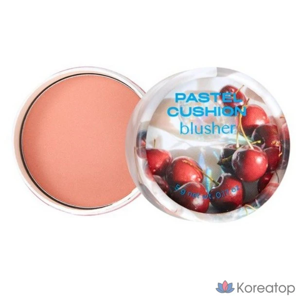 Румяна-кушон The Face Shop Pastel Cushion Blusher, 5 г, 05 TWINKLE BEIGE, 1 шт.