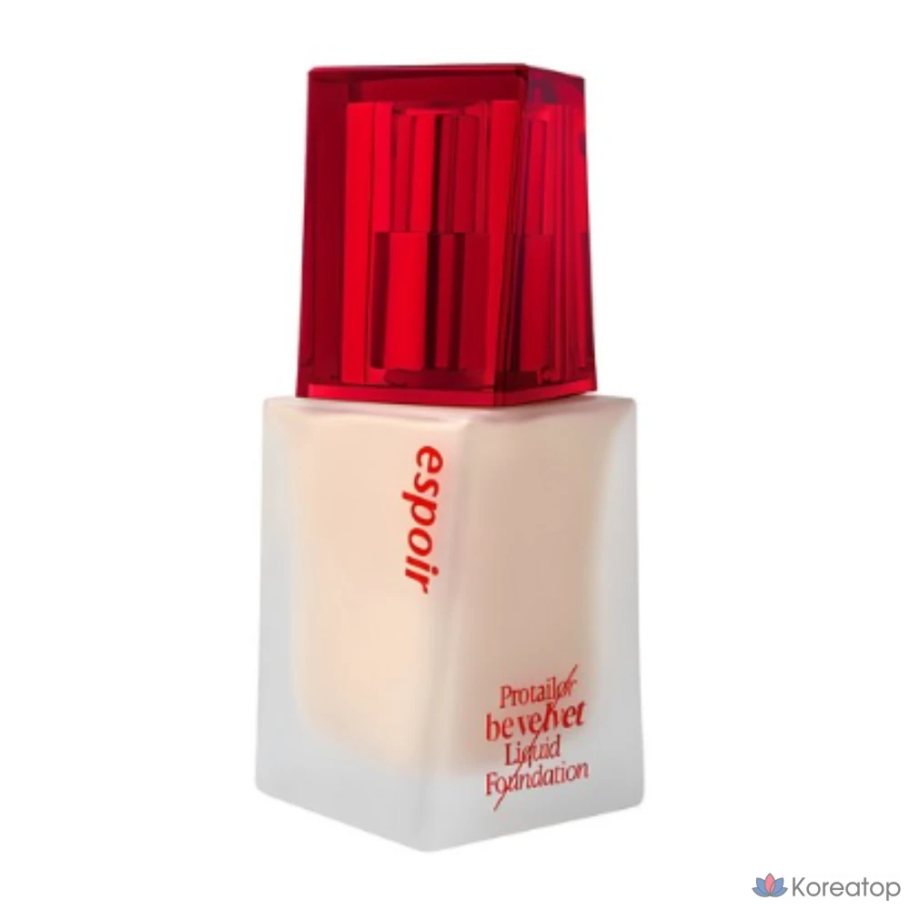 Тональный крем Espoir Pro Tailor Foundation Be Velvet SPF22 PA++ 30 г, 1 шт., № 21, цвет слоновой кости.