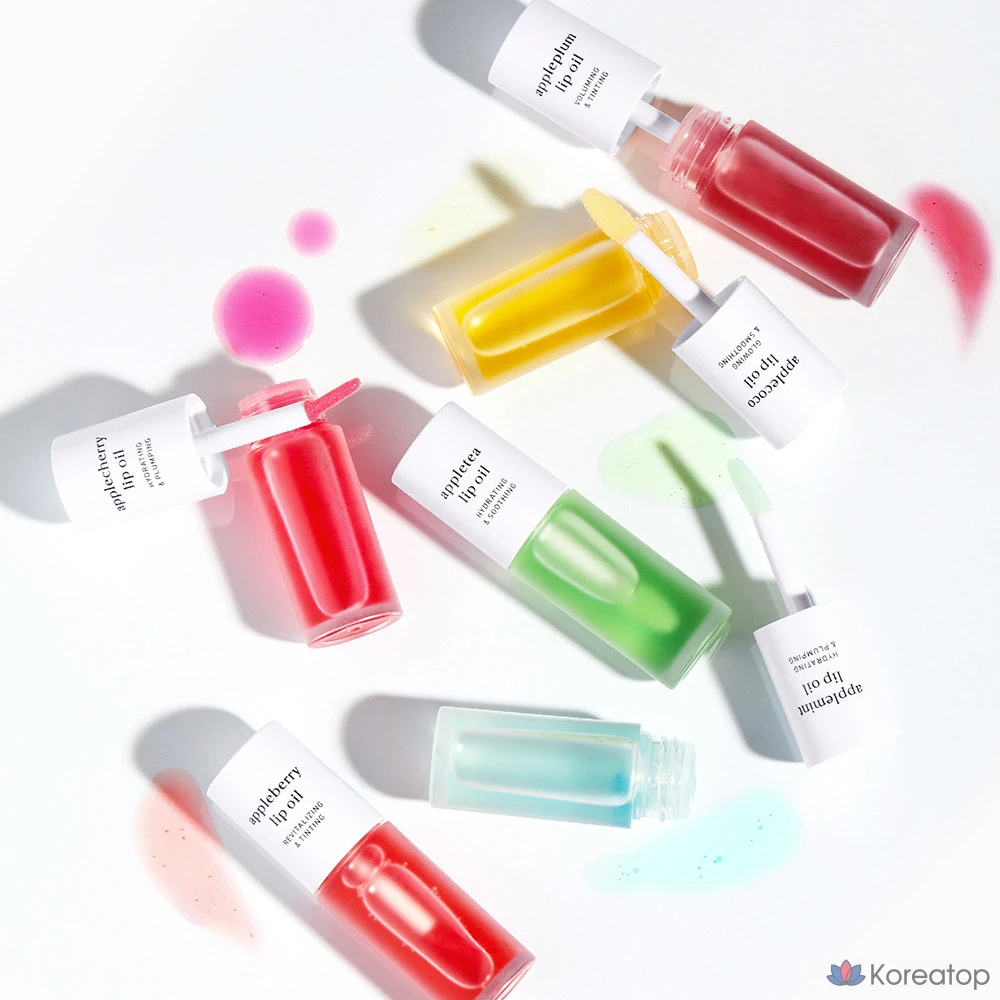 Масло для губ Nuni Apple Lip Oil, аромат «Яблоко и слива», 3,7 мл, 1 шт.