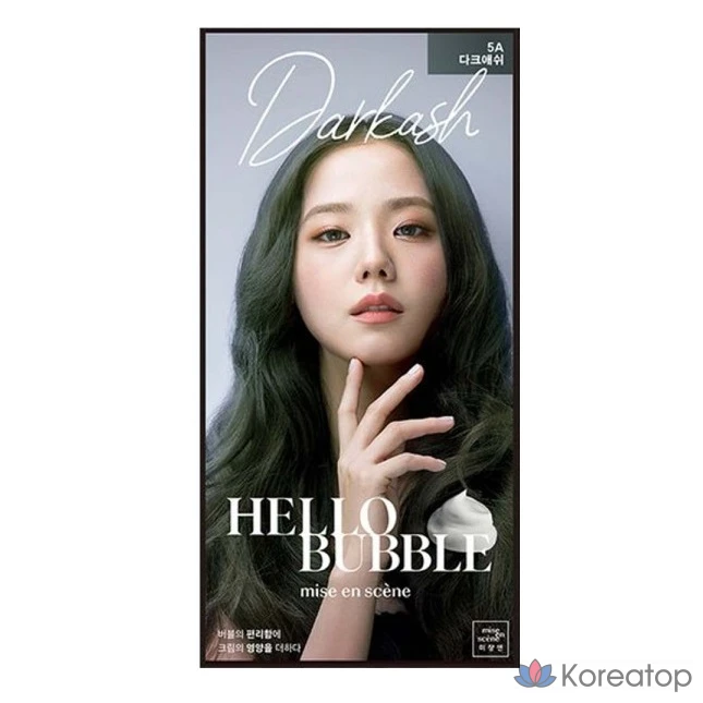 Краска для волос Mise en Scene Hello Bubble, 5A темно-пепельный (темно-серо-коричневый), 1 шт.