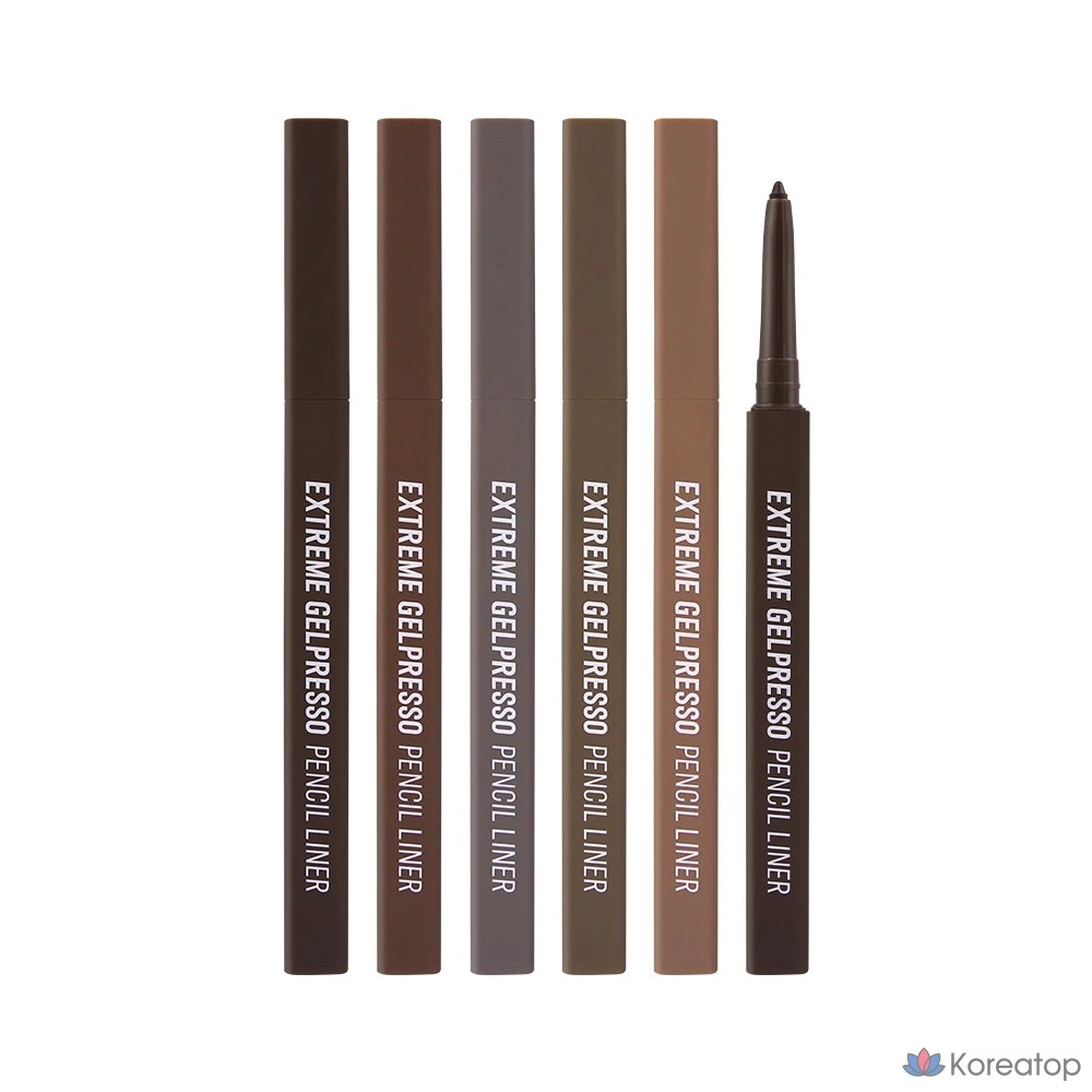 Карандаш-лайнер Clio Extreme Gelpresso, № 4, серо-коричневый, 1 упаковка., фото 3