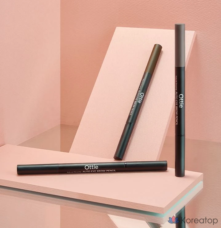 Карандаш для бровей Ottie Natural Drawing, 0,2 г, темно-коричневый, 1 шт., фото 5