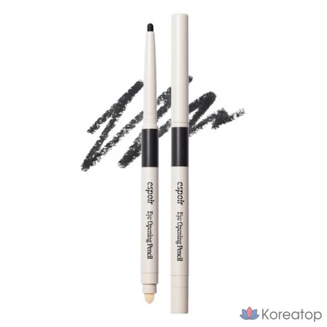 Подводка для глаз Espoir Eye Opening Pencil Liner, 0,3 г, 1 шт., цвет: черный (Washed Black)