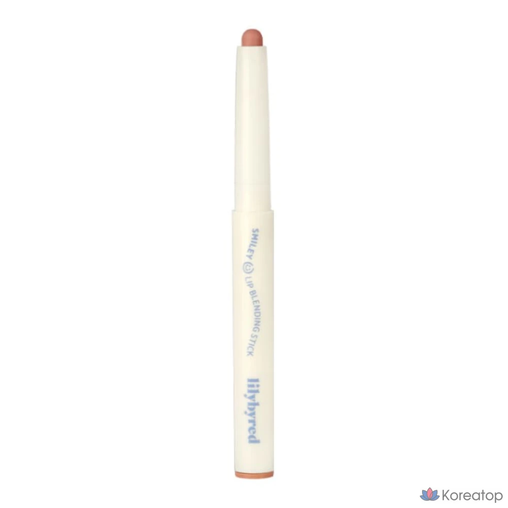 Стик для растушевки губ Lilybyred Smiley, 0,8 г, 2 персиковых оттенка, 1 шт.