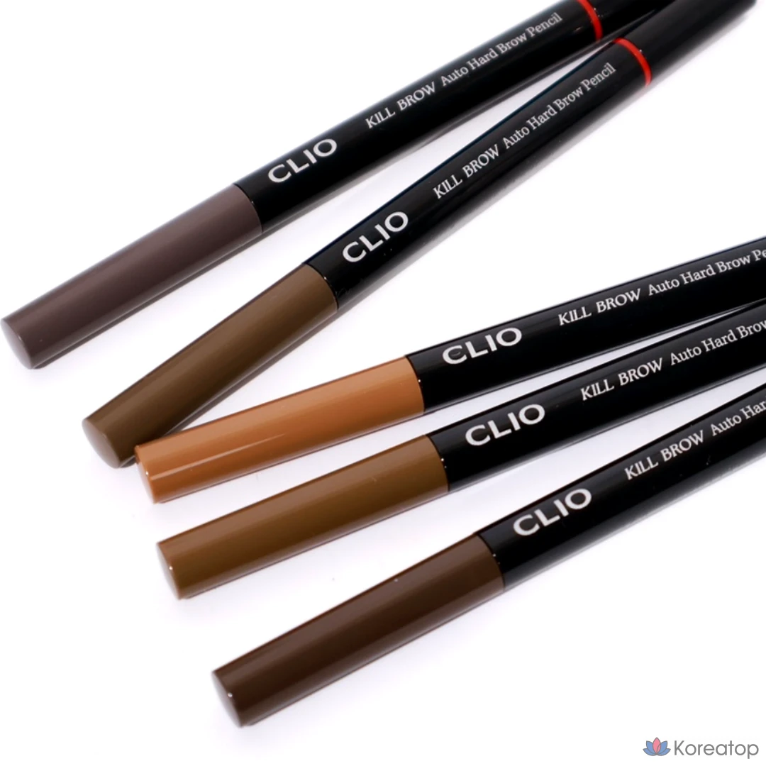 Карандаш для бровей Clio Killbrow Auto Hard Brow Pencil 0.31 г, 005 серо-коричневый, 1 шт.