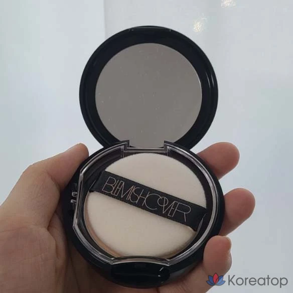 Hanskin Blemish Cover Blur Pore Cushion Pact 9g Powder Adhesion, LIGHT/Light, 1 шт.