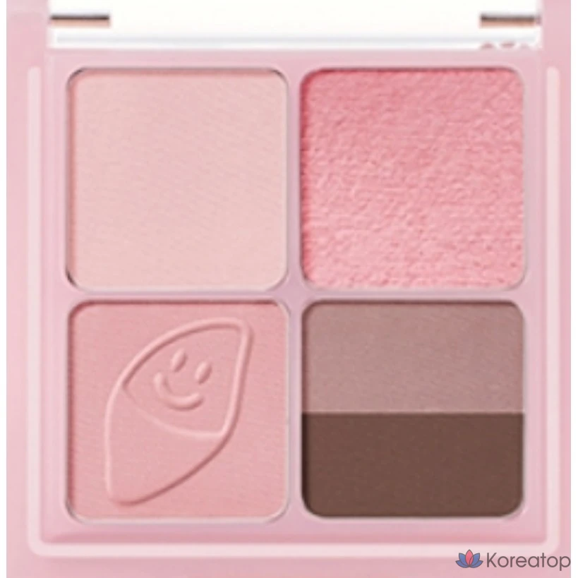 Палетка теней Peripera Pink Haguma Collection Ink Pocket Shadow Palette, 010 Same-Day Harvest Sweet Pink, 1 шт.