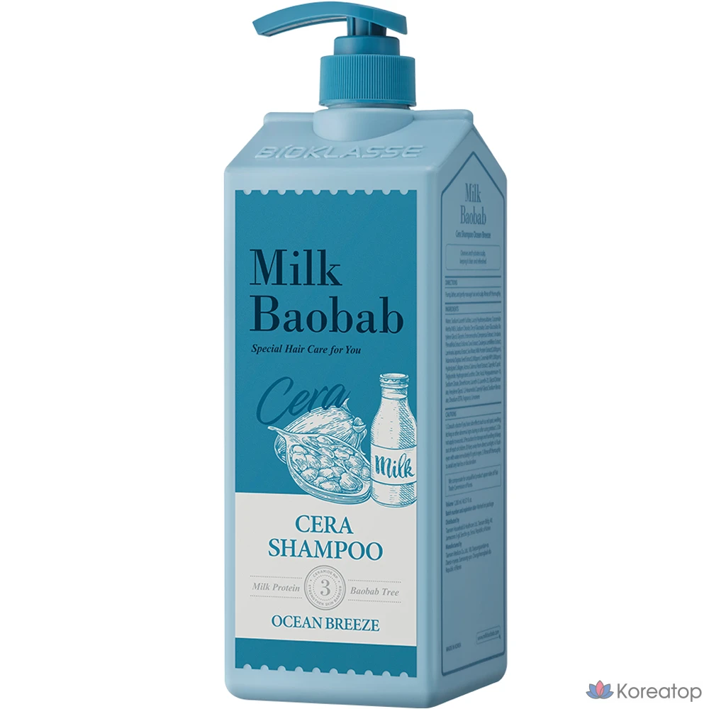Шампунь Milk Baobab Sera с ароматом «Океанский бриз», 1,2 л, 1 шт.