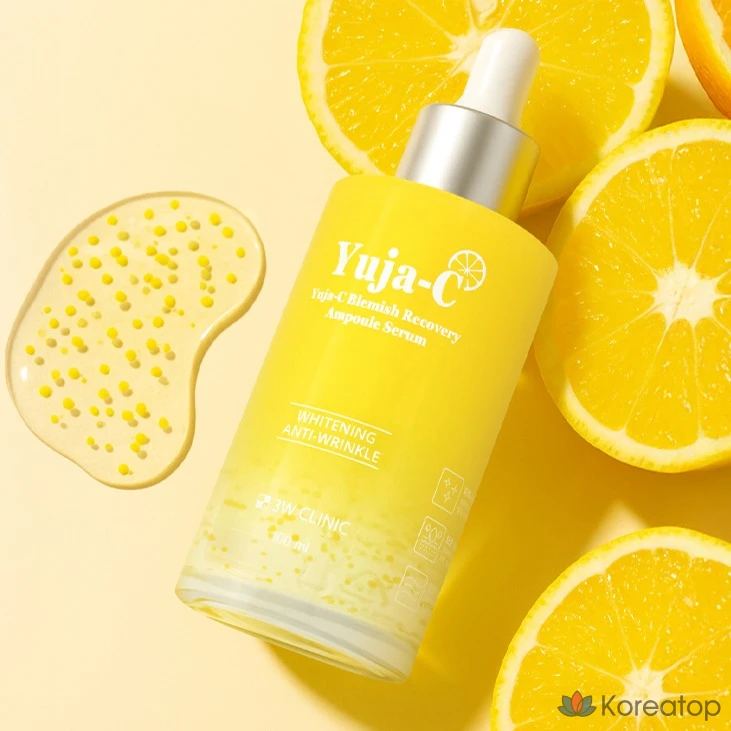 Сыворотка-ампула для восстановления кожи с экстрактом семян юдзу от 3W Clinic, 1 шт., 100 мл